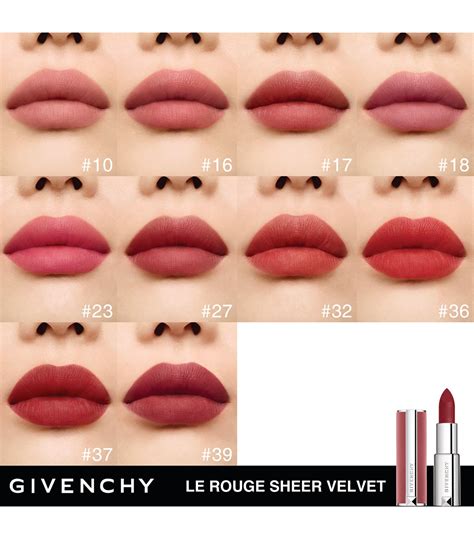 Le Rouge Sheer Velvet 